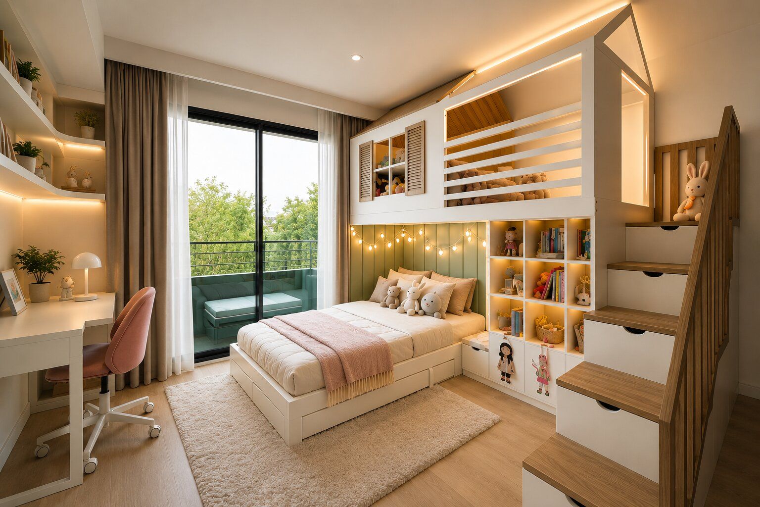 Custom loft bed Dubai